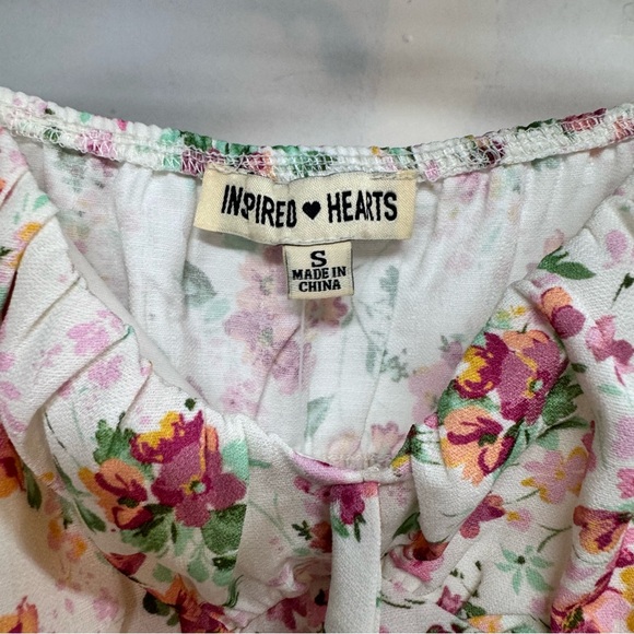 Inspired hearts thin strap floral dress size small new with tag - Picture 5 of 6